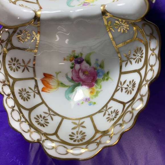 Vintage Noritake Divided Trinket/Candy Dish - Picture 4 of 16